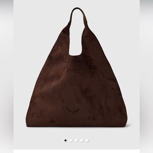 Gap Vegan Suede Slouchy Tote Bag